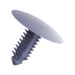 Grampo do forro do Carpete do Assoalho Dianteiro e Porta-malas - Grafite