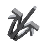 Grampo do Para-choque c/ Aba - TOYOTA