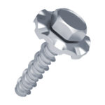 Parafuso 5,5x24 do farol e lanterna, para-choque GM (com arruela dentada)