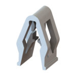 Grampo do forro da porta, painel de instrumentos, console central Fiat/Ford/Jeep