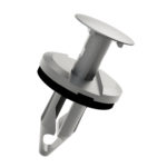 Grampo da moldura do para-lama e externas, frisos laterais c/anel Fiat/Jeep