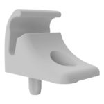 Suporte do quebra sol (cinza) - Fiat